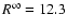 $R^{\infty}=12.3$
