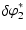 $\displaystyle \delta\varphi_2^*$