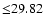 $ {\leq} 29.82$