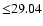 $ {\leq} 29.04$