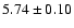 $5.74 \pm 0.10$