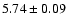 $5.74 \pm 0.09$