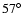 $57^{\circ}$
