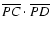 $\overline{PC}\cdot\overline{PD}$