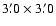 $3\farcm0 \times 3\farcm0$