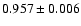 $0.957\pm0.006$