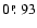 $0~\hbox{$.\!\!^{\scriptscriptstyle\rm p}$ }93$