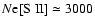 $N{\rm e}\rm [S~II]\simeq 3000$