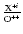 $\frac{{\rm X}^{+i}}{{\rm O}^{++}}$