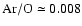 $\rm Ar/O\simeq 0.008$