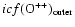 $icf({\rm O}^{++})_{\rm outer}$