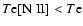 $T{\rm e}{\rm [N~II]} < T{\rm e}$