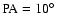 ${\rm PA}=10\hbox{$^\circ$ }$