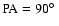 ${\rm PA}=90\hbox{$^\circ$ }$