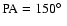 ${\rm PA}=150\hbox{$^\circ$ }$