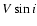 $V\sin i$
