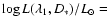 $\log L(\lambda_1,D_*)/L_{\odot} =$
