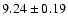 $9.24 \pm 0.19$