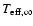 $T_{\rm eff,\infty}$