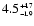 $4.5^{\scriptscriptstyle +4.7}_{\scriptscriptstyle -1.9}$
