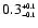 $0.3^{\scriptscriptstyle +0.1}_{\scriptscriptstyle -0.1}$