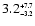 $3.2^{\scriptscriptstyle +7.7}_{\scriptscriptstyle -3.2}$