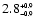 $2.8^{\scriptscriptstyle +0.9}_{\scriptscriptstyle -0.9}$