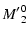 $\displaystyle \ensuremath{{M'}_2^0} $