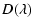 $\displaystyle D(\lambda)$