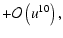 $\displaystyle +\mathcal{O}\left(u^{10}\right),$