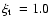$\mbox{$\xi_{\rm t}$ }= 1.0$