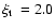 $\mbox{$\xi_{\rm t}$ }= 2.0$