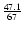 $\frac{47.1}{67}$