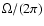 $\Omega/(2\pi)$