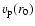 $v_{\rm p}(r_0)$