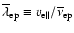 $\overline\lambda_{\rm ep}\equiv v_{\rm e\parallel}/
\overline\nu_{\rm ep}$
