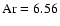 $\rm Ar=6.56$