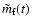 $\tilde m_{\rm f}(t)$