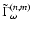 $\tilde\Gamma^{(n,m)}_\omega$