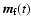 ${\vec m}_{\rm f}(t)$