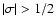 $\vert\sigma\vert>1/2$