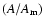$(A/A_{\rm m})$