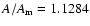 $A/A_{\rm m}=1.1284$