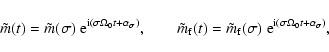 \begin{displaymath}\tilde m(t)= \tilde m(\sigma)\ {\rm e}^{{\rm i}(\sigma\Omega_...
... f}(\sigma)\ {\rm e}^{{\rm i}(\sigma\Omega_0t+\alpha_\sigma)},
\end{displaymath}