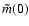 $\tilde m(0)$