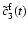 $\tilde c^{\rm f}_3(t)$