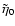 $\tilde\eta_0$