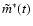 $\tilde m^*(t)$