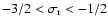 $-3/2<\sigma_{\rm r}<-1/2$