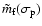 $\tilde m_{\rm f}(\sigma_{\rm p})$